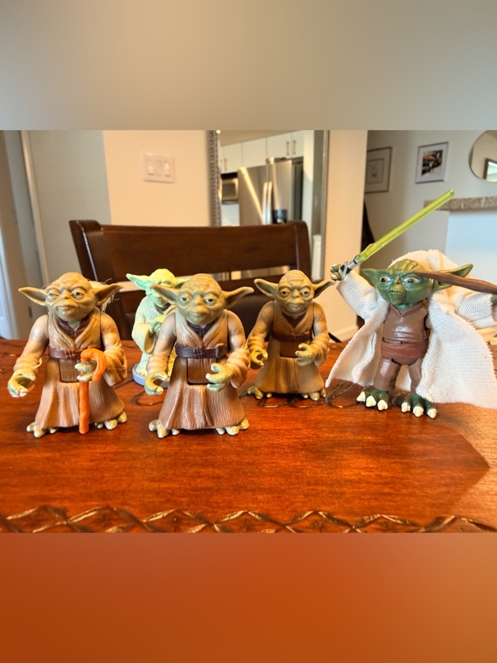 Star Wars Yoda Figure Lot (5) - Jedi Collectibles 1995-2009